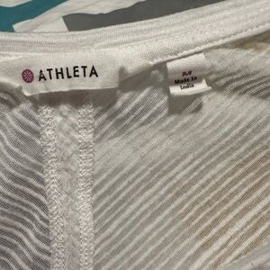 Athleta sheer tee